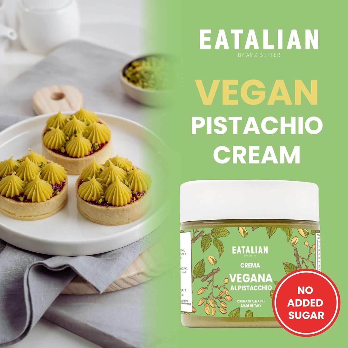 Sugar-Free Vegan Pistachio