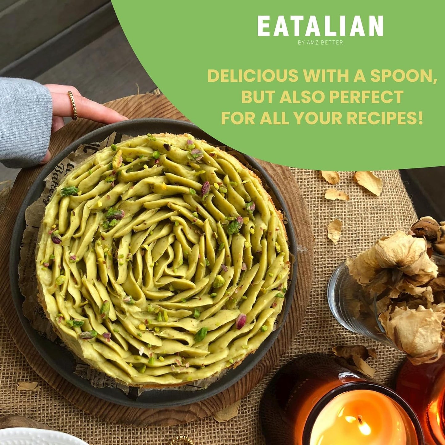 Vegan Pistachio Spread Cream