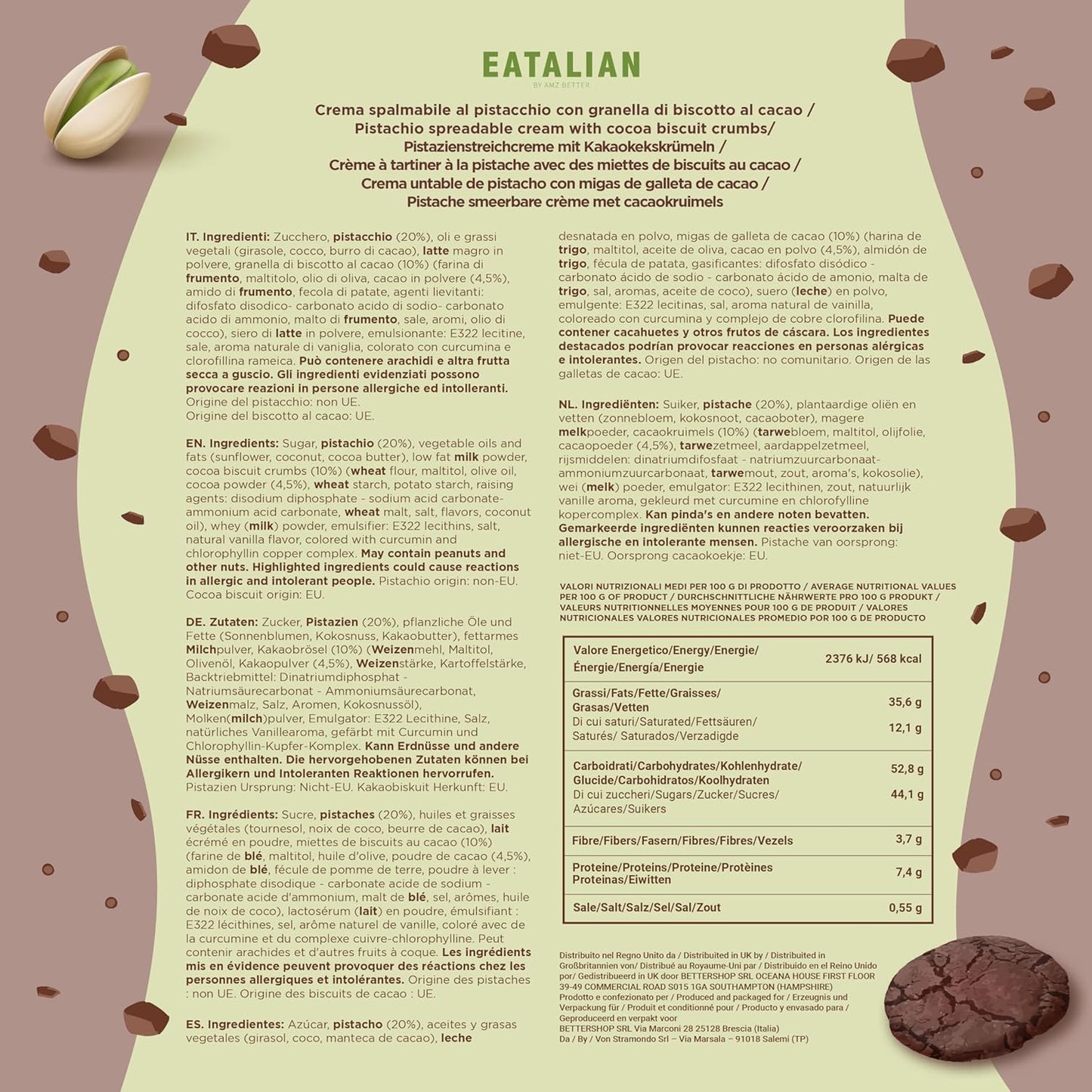 Pistachio Cookies Crunchy